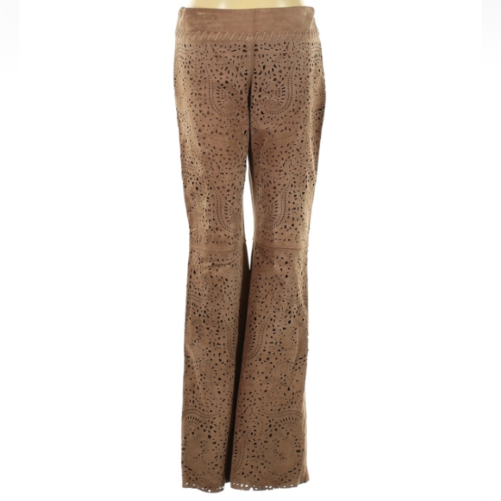 Genuine Leather Laser Cut Out Flares 6